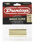 Dunlop 224 Brass Slide Heavey Wal Medium 3.5mm