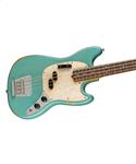 Fender JMJ Road Worn® Mustang Bass® RW Fingerboard Faded Daphne Blue