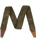 Fender Corduroy Strap Antique Olive 2"