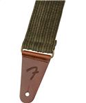 Fender Corduroy Strap Antique Olive 2"