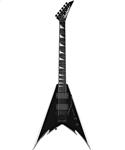 Jackson Phil Demmel Signature Demmelition King V Black w/Silver Bevels