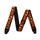 Dunlop Jimi Hendrix Series Strap, Monterey Blacklight Orange