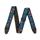 Dunlop Jimi Hendrix Series Strap, Monterey Blacklight Blue
