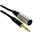 Rock Cable 1xXLR-Male auf 1x Stereo-Jack-Male 2 Meter