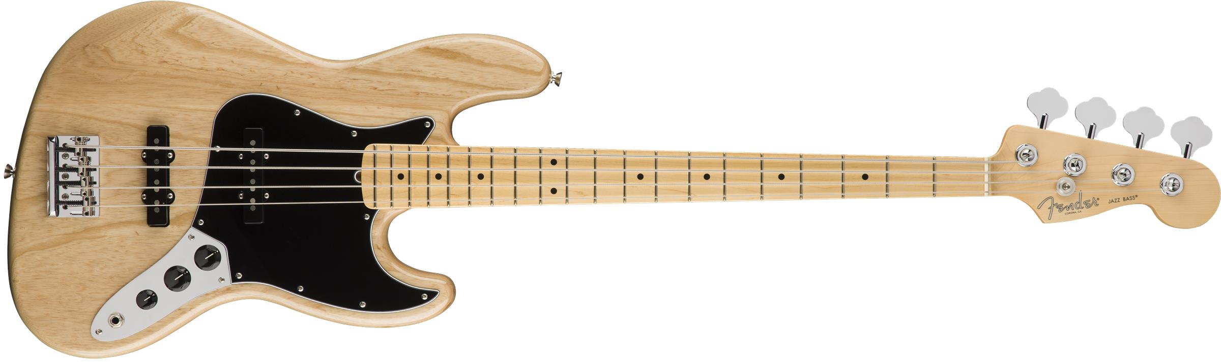 Fender American Professional Jazz Bass® Ash Maple Fingerboard Natural