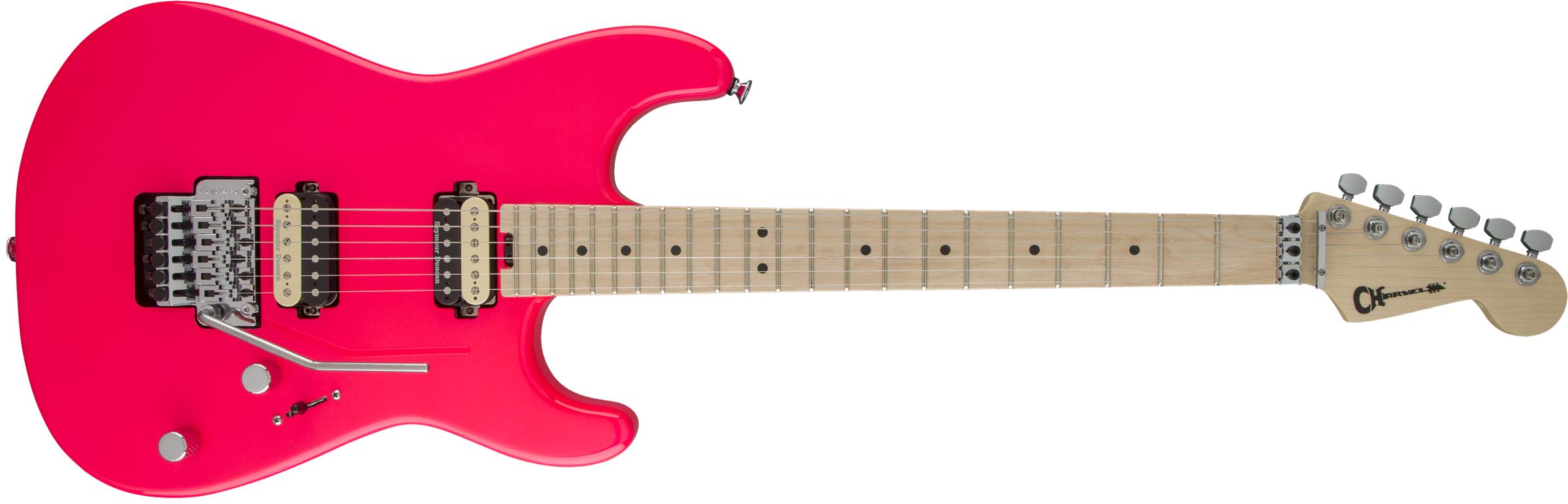 neon pink charvel