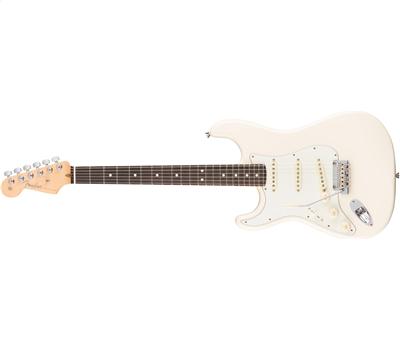 Fender American Professional Stratocaster Lefthand Rosewood Fingerboard Olympic White1