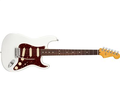 Fender American Ultra Stratocaster Rosewood Fingerboard Arctic Pearl1