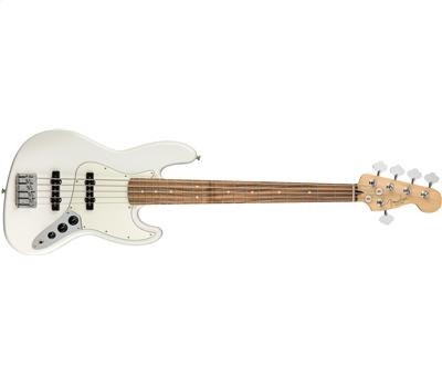 Fender Player Jazz Bass® V Pau Ferro Fingerboard Polar White