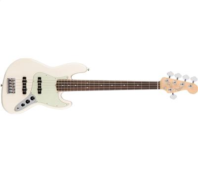 Fender American Pro Jazz Bass® V Rosewood Fingerboard Olympic White