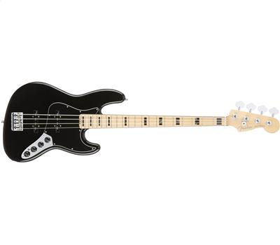 Fender American Elite Jazz Bass® Maple Fingerboard Black
