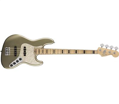 Fender American Elite Jazz Bass® Maple Fingerboard Champagne
