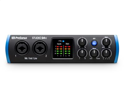 PRESONUS Studio 24c - USB Audio Interface, 2In/4Out, USB-C1