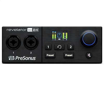 PRESONUS Revelator io24 - USB Audio Interface, DSP, 2In/4O1