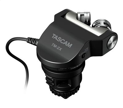 TASCAM TM2X, Stereo Kondensator Mikrofon für Kameras2