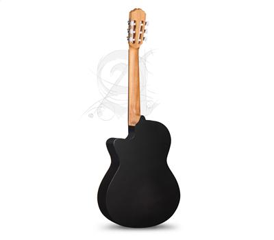 ALHAMBRA Black Satin CW EZ - Klassik-Gitarre 650 mm, schwa2