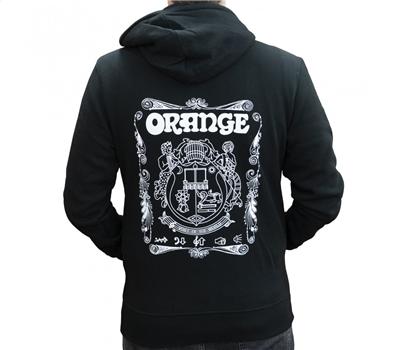 ORANGE Orange Hoodie Black "XL"1