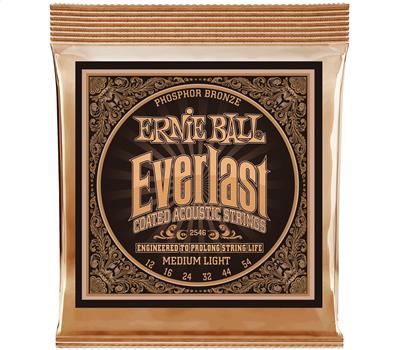 Ernie Ball 2546 Everlast Phosphor Bronze Medium Light .012-.054