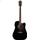 Washburn HD10SCEB Akustik-Gitarre schwarz